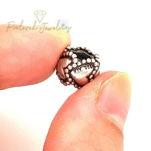 Retired Pandora Heart Bead - Picture 2 of 3